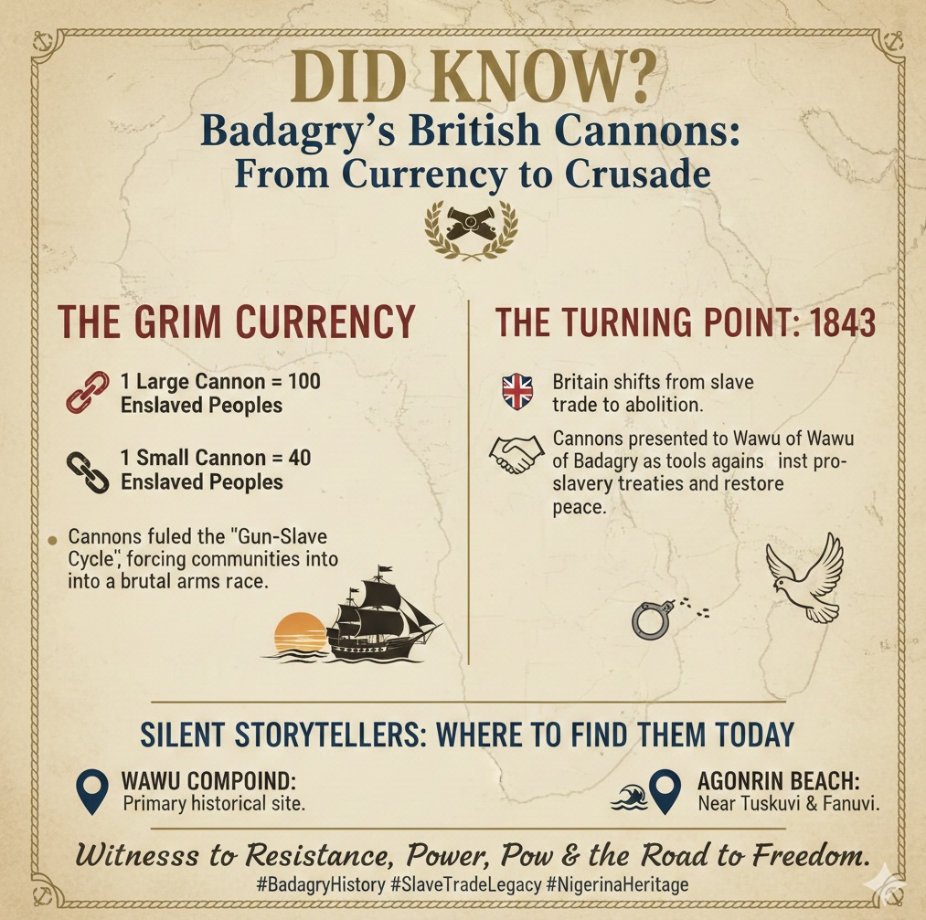 The Silent Sentinels Of Badagry: How British Cannons Shaped Our History